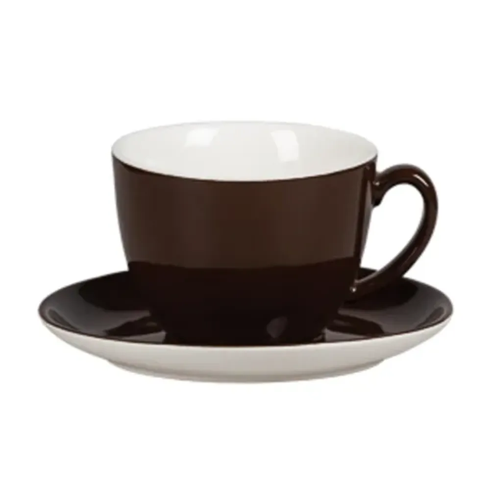 Чайная пара 180 мл коричневая d 8,6 см h6,4 см Barista (Бариста) P.L. Proff Cuisine [6]