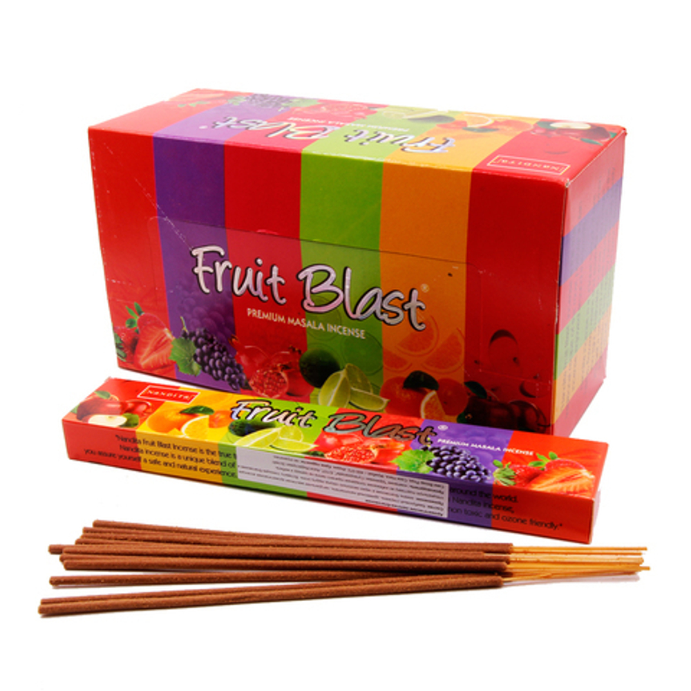 Nandita Fruit Blast Благовоние-масала Фруктовый Взрыв, 15 г