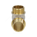 Тройник латунь никель Ду 15 (1/2") НР/НР/НР 9010 ГОСТ 32585-2013 Aquasfera 9010-01