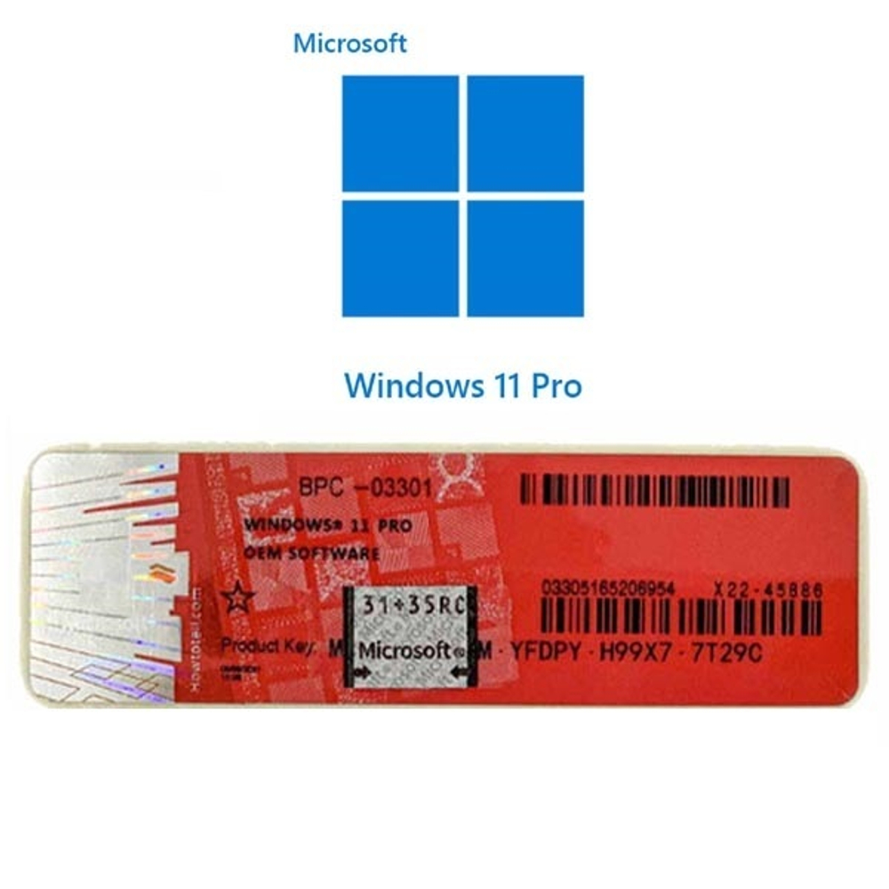 Операционная система Microsoft Windows 11 Professional Russian 32-bit/64-bit (ключ, без диска)