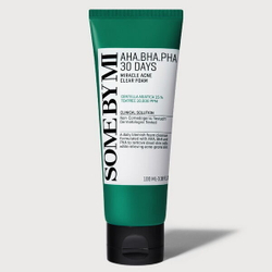 Очищающая пенка для проблемной кожи Some By Mi AHA-BHA-PHA 30 Days Miracle Acne Clear Foam, 100мл