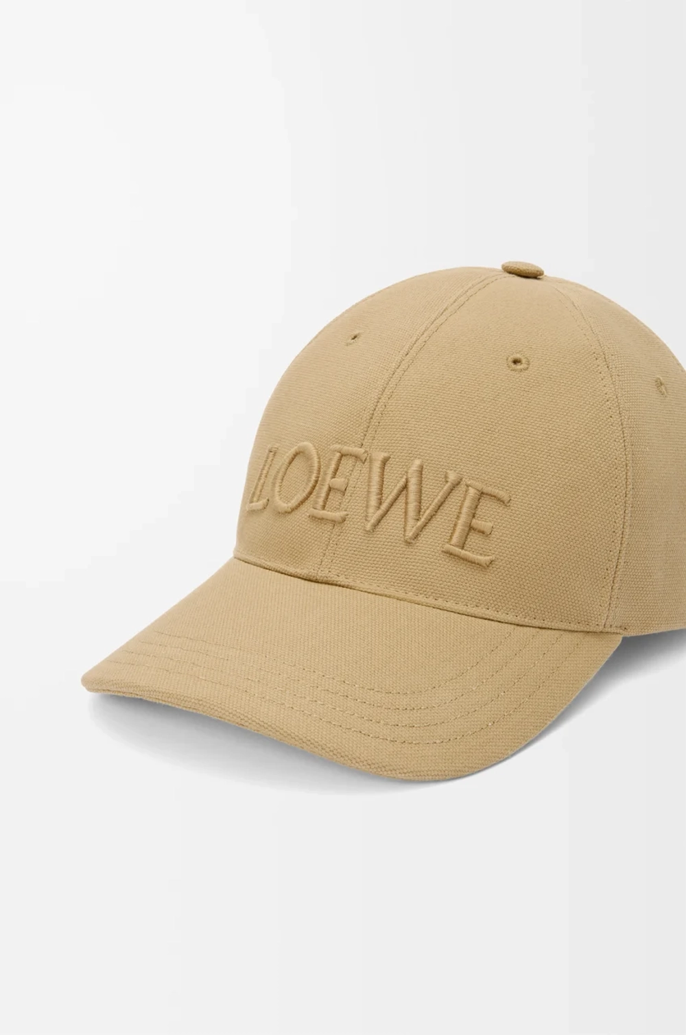 Loewe Кепка из парусины, песочный