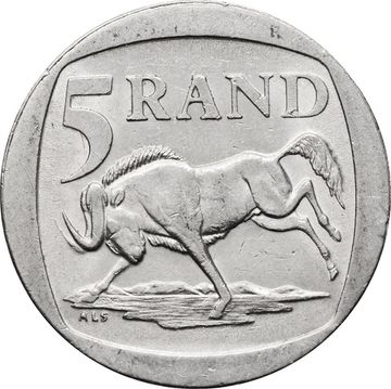 5 рандов 1994 ЮАР