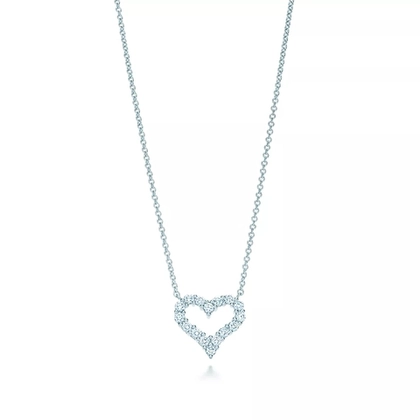 Подвеска из платины и бриллиантов, Tiffany💙 Выразительное чувство любви.