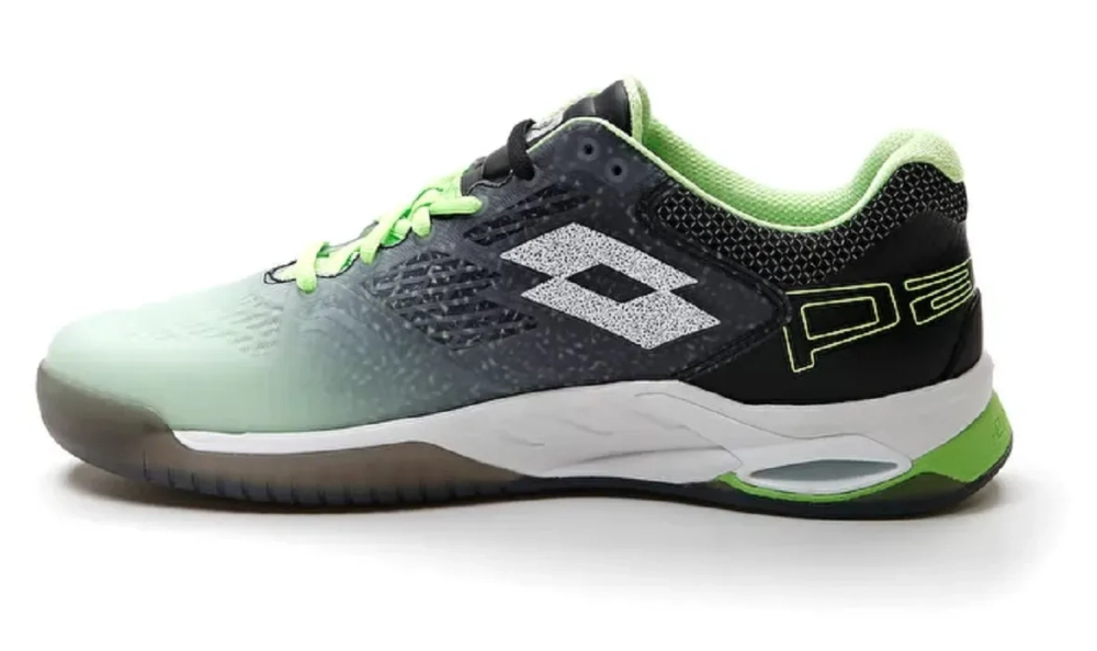 Теннисные кроссовки Lotto Superrapida 100 M - green apple/neo/all white/all black