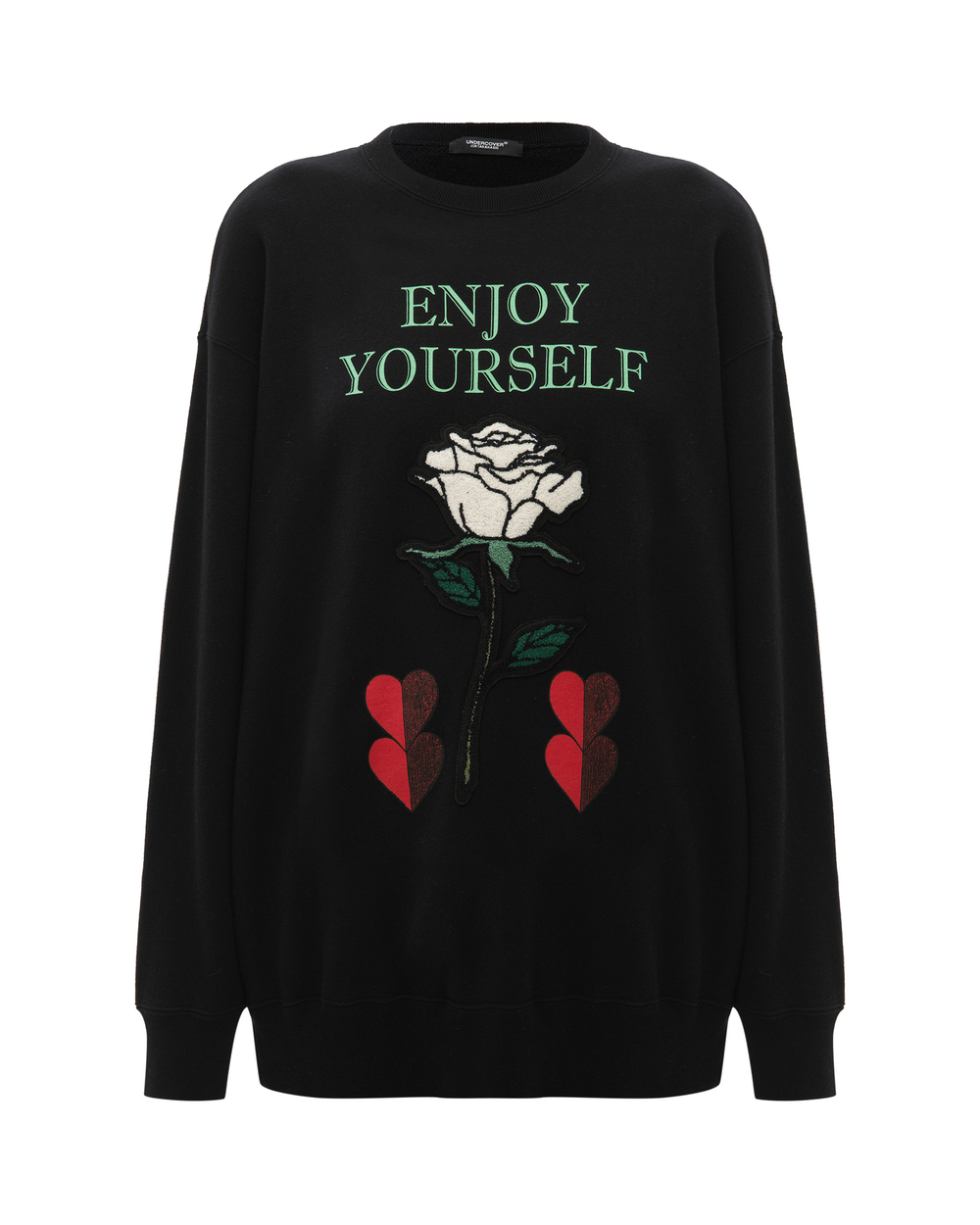 UNDERCOVER СВИТШОТ ENJOY YOURSELF ЧЕРНЫЙ