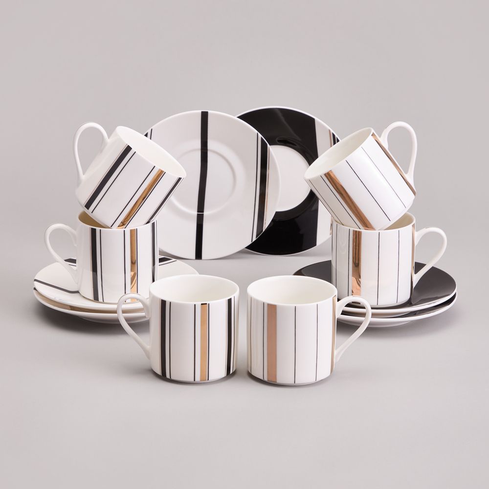 КОФЕЙНЫЙ НАБОР LEFARD "TOP STYLE" НА 6 ПЕР. 12 ПР. 180 МЛ