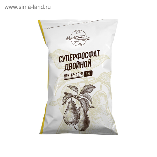 Удобрение СУПЕРФОСФАТ Двойной Азотосодерж.1кг