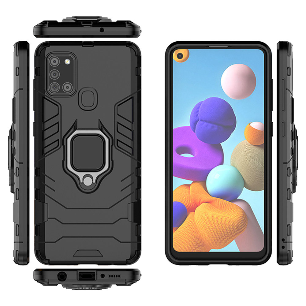 Противоударный чехол с кольцом Panther Case для Samsung Galaxy A21s
