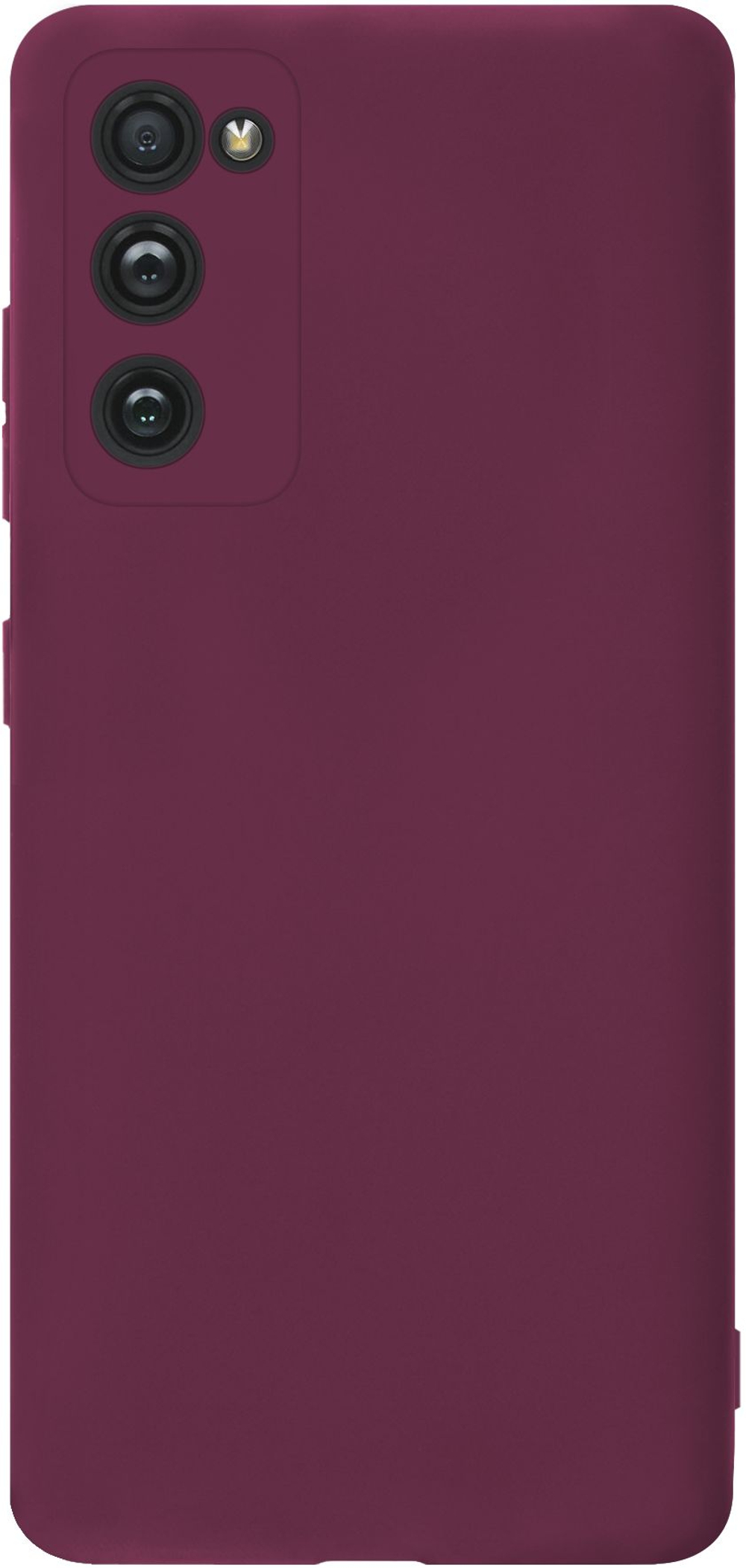 Мягкий Soft Touch чехол из силикона для SАMSUNG GАLAXY S20 FE с бархатной подкладкой