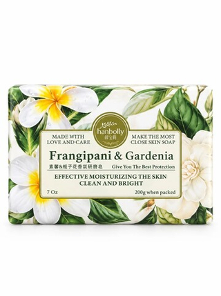 Мыло туалетное с ароматом жасмина и гардении HANBOLLY Frangipani&Gardenia Soap 200 гр