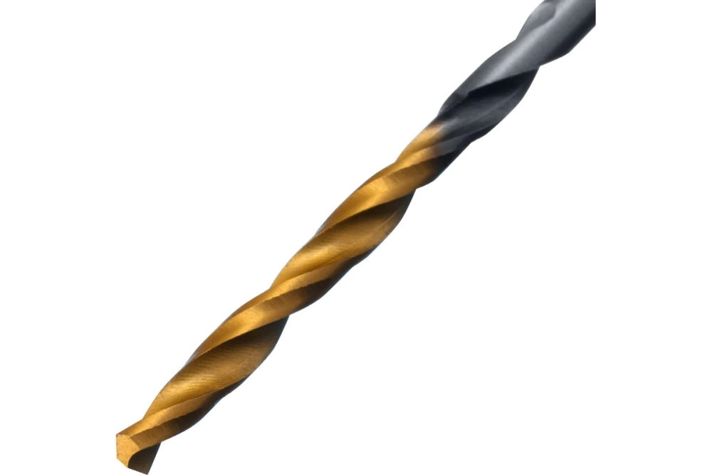 Сверло спиральное по металлу 2x49 мм, Р6М5, Golden Tip, 2 шт Denzel 718223
