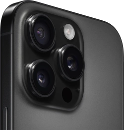 Смартфон Apple A3293 iPhone 16 Pro 128Gb черный титан моноблок 3G 4G 1Sim 6.3" 1206x2622 iOS 18 48Mpix 802.11 a/b/g/n/ac/ax/be NFC GPS Protect