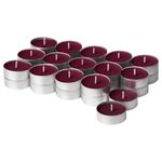 Набор ароматических свечей IKEA STORTSKON (СТЁРТСКЁН), Дикие ягоды, Красный, 3,5 часа, 30 шт