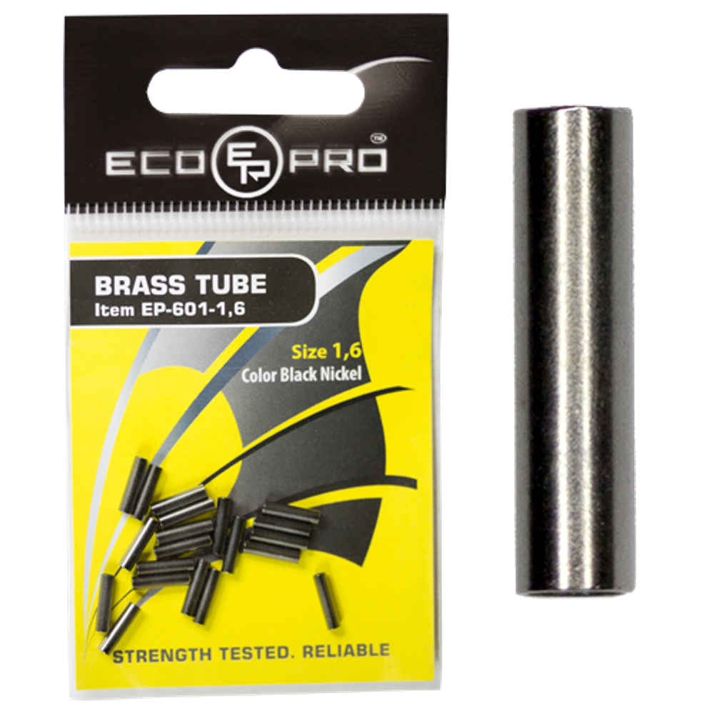 Обжимная трубка EcoPro EP-601-2.0 20шт Black Nickel