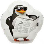 Фигура Деловой пингвин 21'' Fl