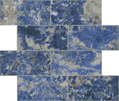 Мозаика BIJOUX SODALITE BL MAT 6MM MUR.SF (7.5x15) (767613)