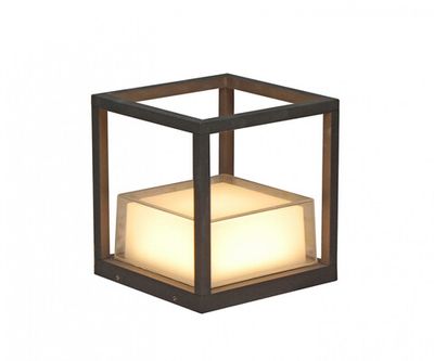 Светильник уличный Эмис черный w15*15 h19 Led 12W (3000K) SMD