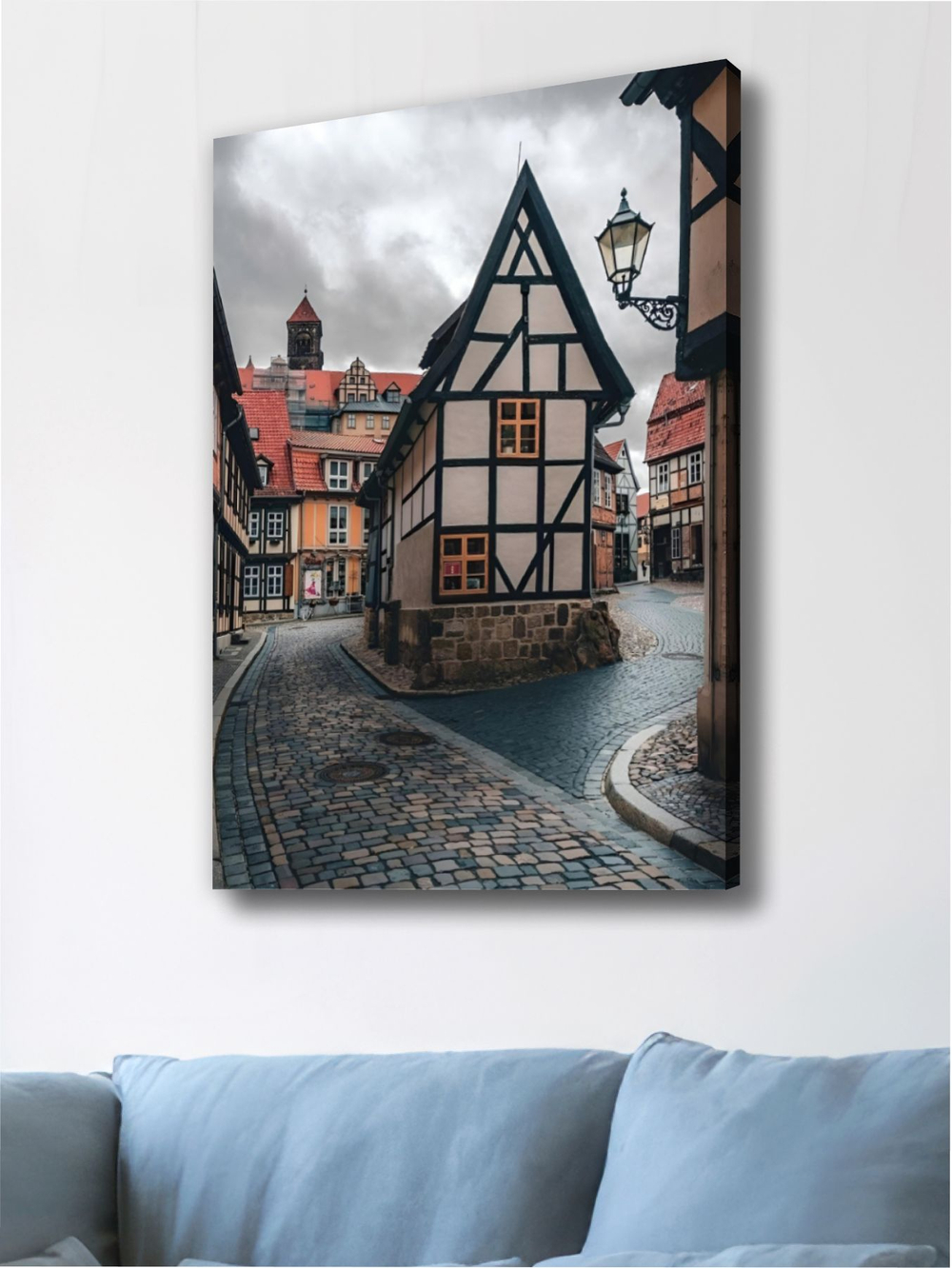 Картина Туманные огни для интерьера 50x70см 1шт.
