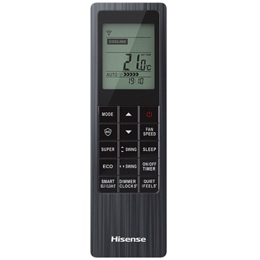 Сплит-система инверторного типа Hisense VIBE PRO AS-13UW4RLCHB00(B), черный