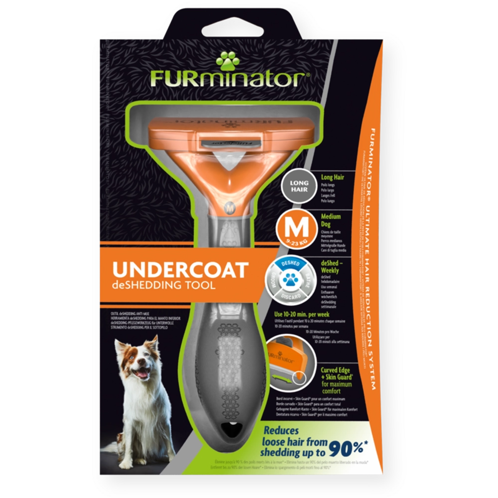 FURMINATOR DOG M LONG HAIR Фурминатор для собак средних пород с длинной шерстью