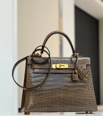 Сумка Hermes из кожи крокодила