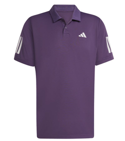 Мужское теннисное поло Adidas Club 3-Stripes - слива Аврора