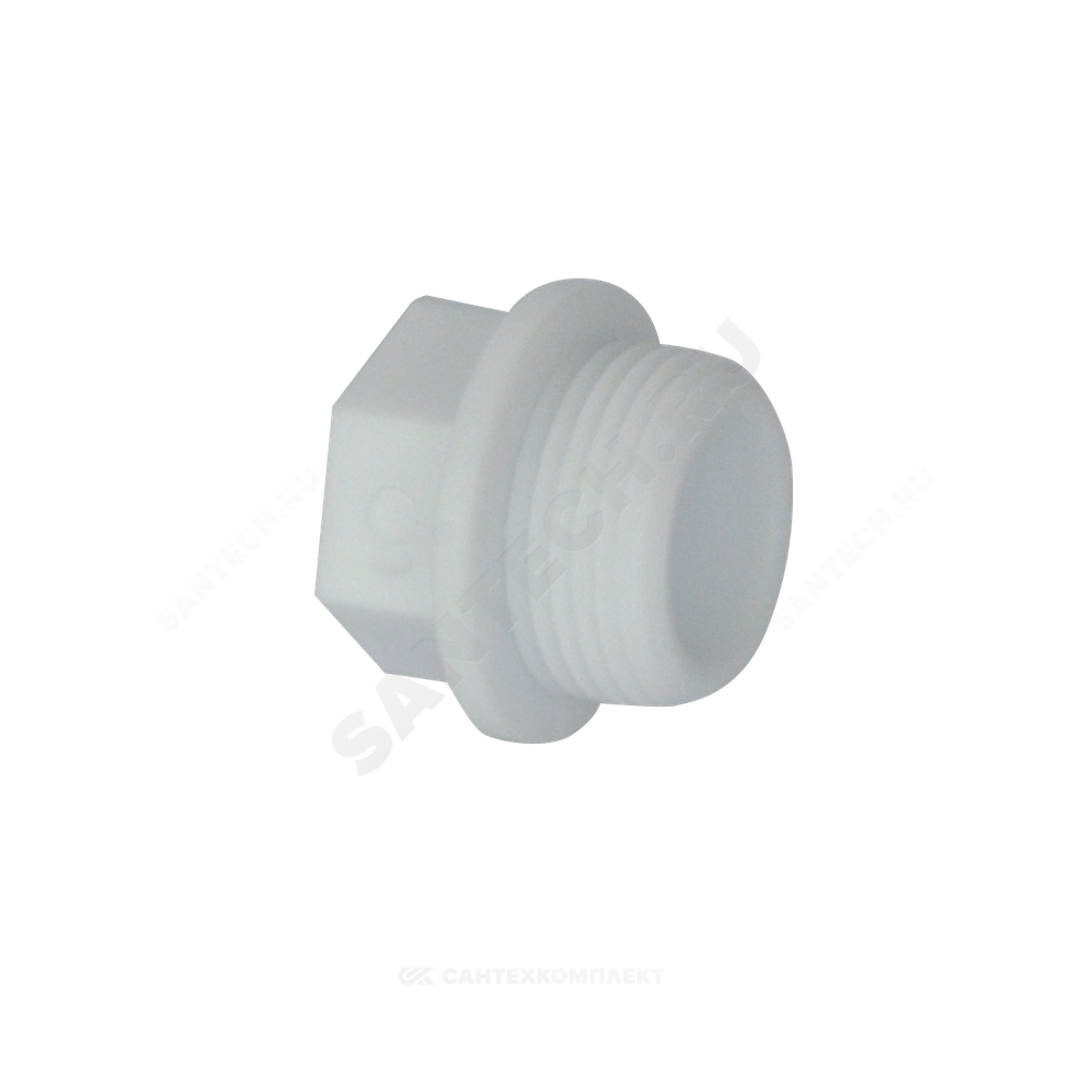 Заглушка PP-R белая Дн 20х1/2" НР PRO VALFEX 10163020-PRO