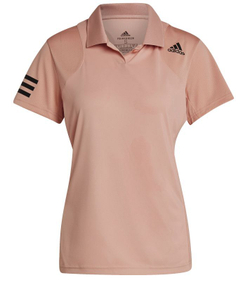Женское поло Adidas Club Polo W - ambient blush/black