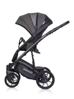 Коляска  PACCO (2 в 1) (RIKO BASIC) 04 Carbon (темно-серый-черный)