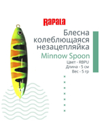 Блесна миноу незацепляйка Minnow Spoon 05, 5см, 5гр.