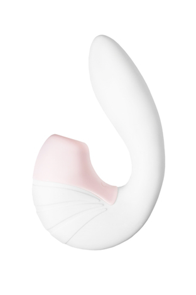 Вибратор Satisfyer Supernova с вакуум-волновым стимулятором белый 16,9 см