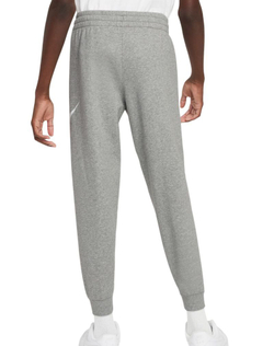 Детские теннисные брюки Nike Kids Club Fleece Jogger - dark grey heather/base grey/white