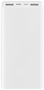 Powerbank Xiaomi 3 20000mAh 2USB/1C 3A 18W VXN4258CN/PLM18ZM белый
