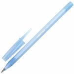 Ручка шариковая ОФИСМАГ i-STICK, 1шт, СИНЯЯ, пишущий узел 0,7 мм, линия письма 0,35 мм, 143227, BP228