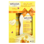 Weleda, набор средств по уходу для детей, календула, набор из 2 предметов
