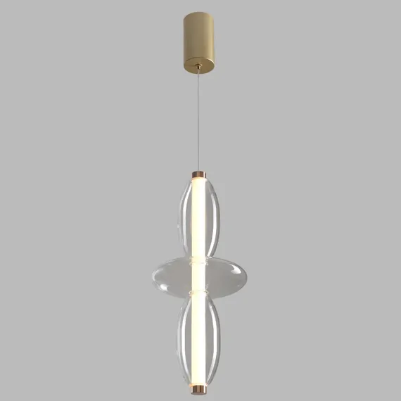 Подвесной светильник Quasar QUASAR SP14W LED TRANSPARENT Crystal Lux