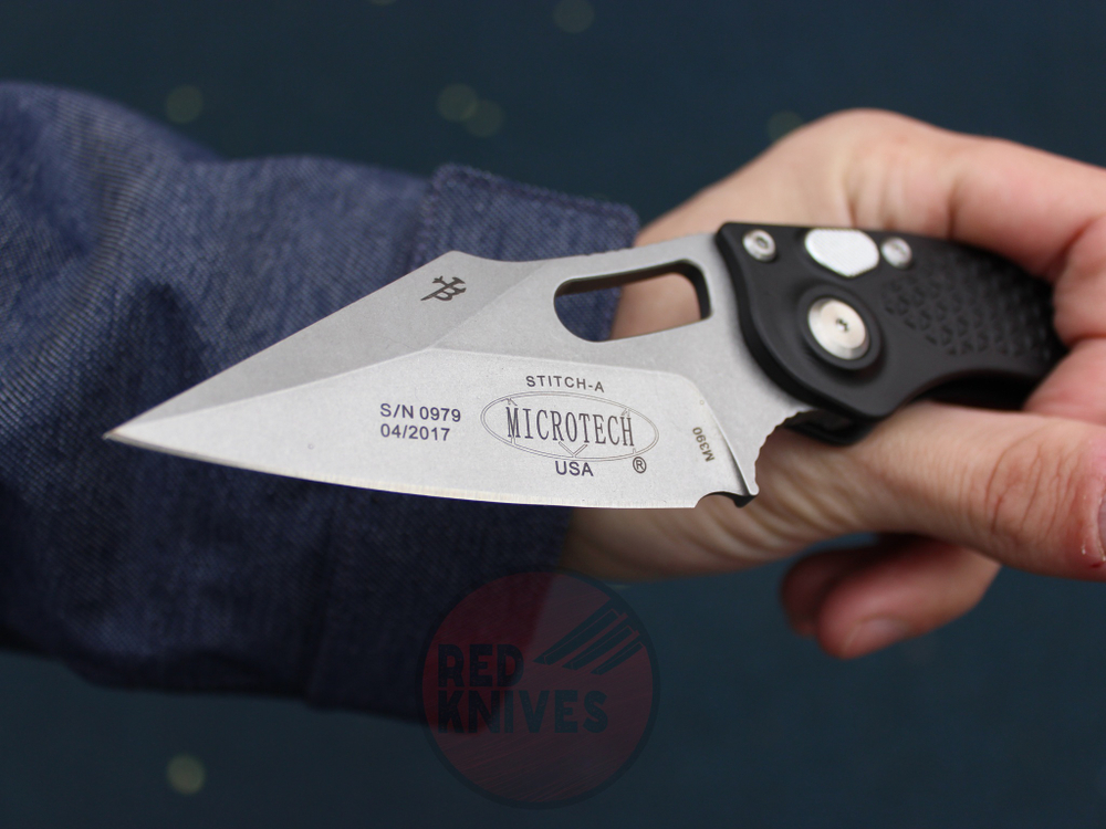 Нож Microtech Stitch Black A+++ 169-10AP