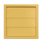 Выход стенной КФ фланец D125 жалюзи 150x150 ASA Beige ERA