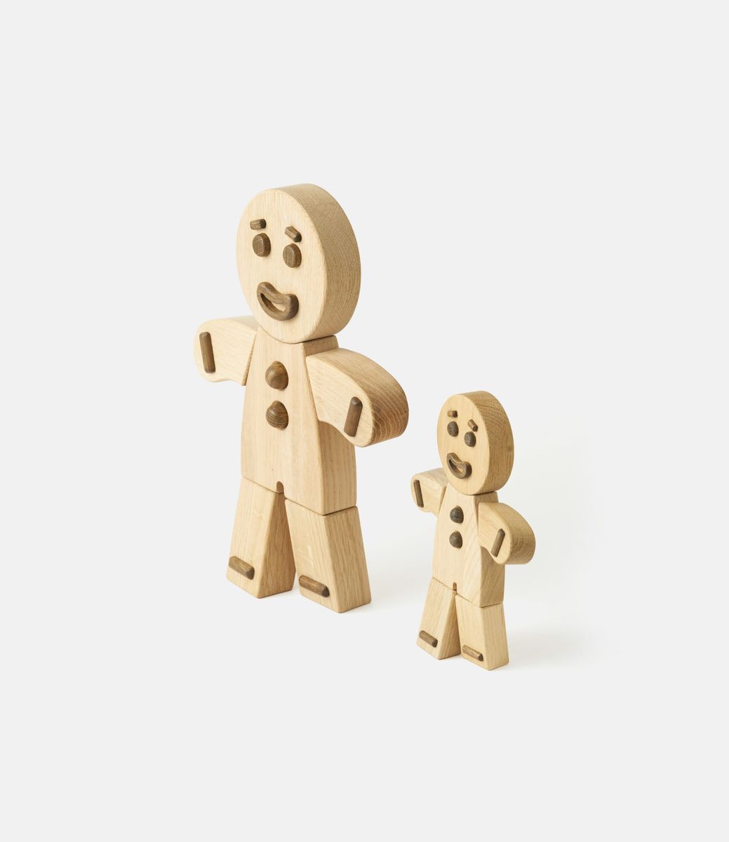 Boyhood Gingerbread Man Oak Large — фигурка из дерева