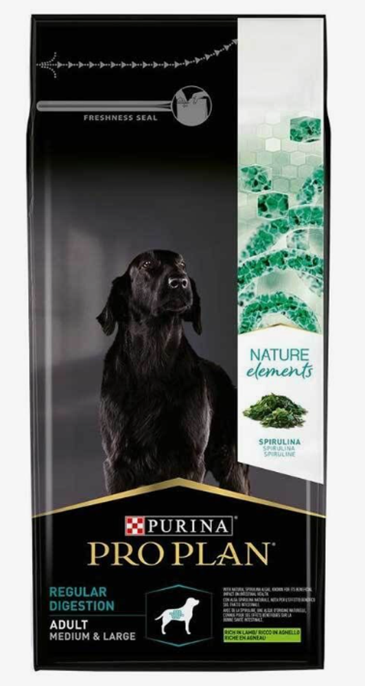 Pro Plan NATUR EL 10кг корм для взр. собак сред. и круп.  пород с Ягненком (12383368)
