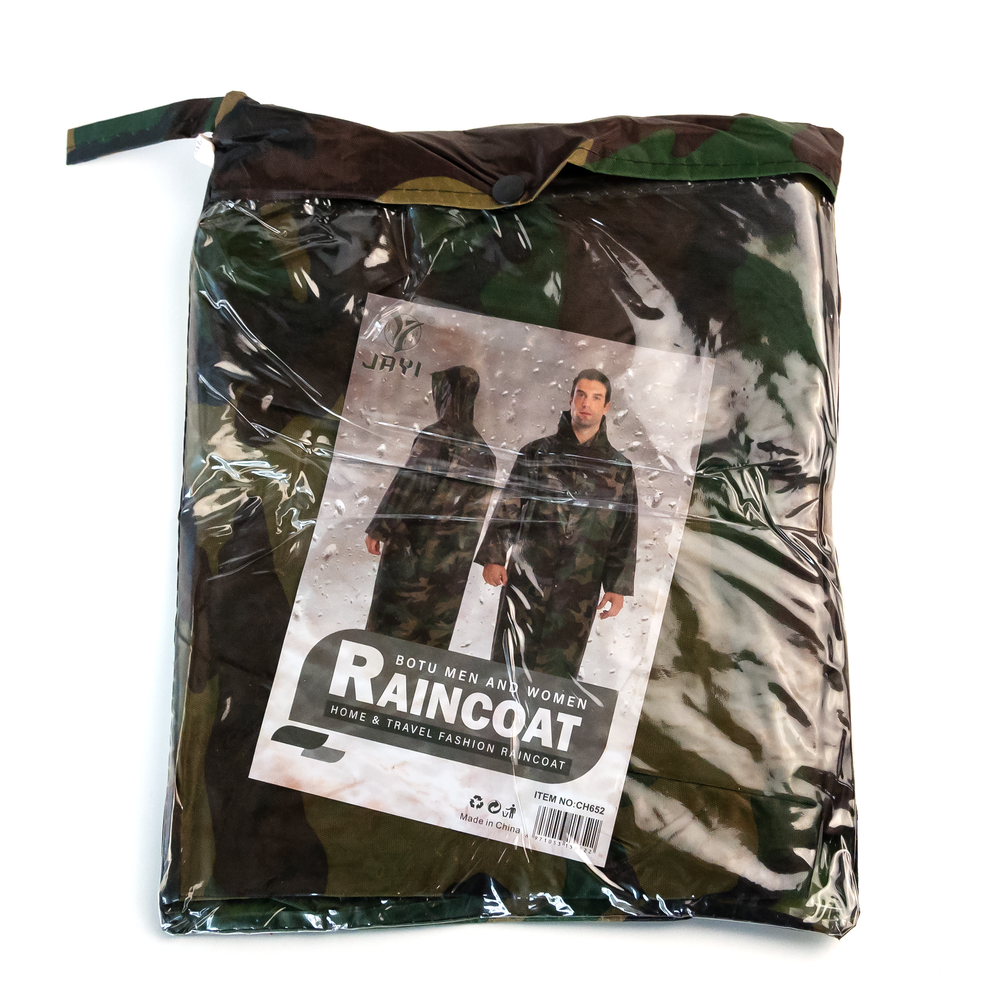 Плащ-дождевик Jayi CH652, 5XL (ПВХ, Камуфляж)