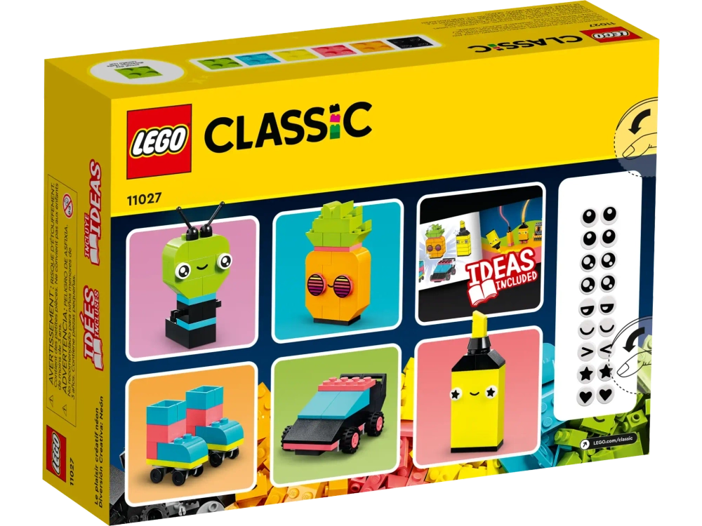 Конструктор LEGO Classic 11027 Творческое неоновое веселье