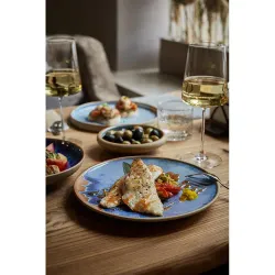 Салатник 320 мл d 16 см h3,8 см емкость для закусок Blue Panasia P.L. Proff Cuisine [1]
