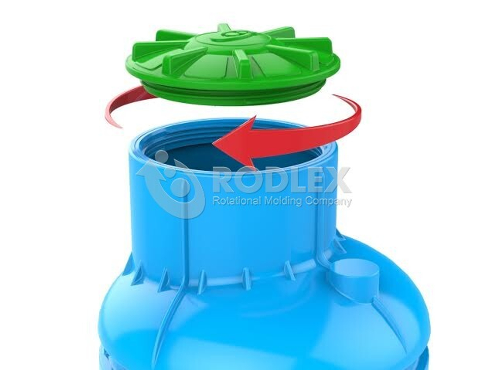 Кессон для скважин Rodlex -KS 3.0 mini (зеленый) Родлекс 1500 л.(980x980x1500см;70кг;зеленый) - арт.559818
