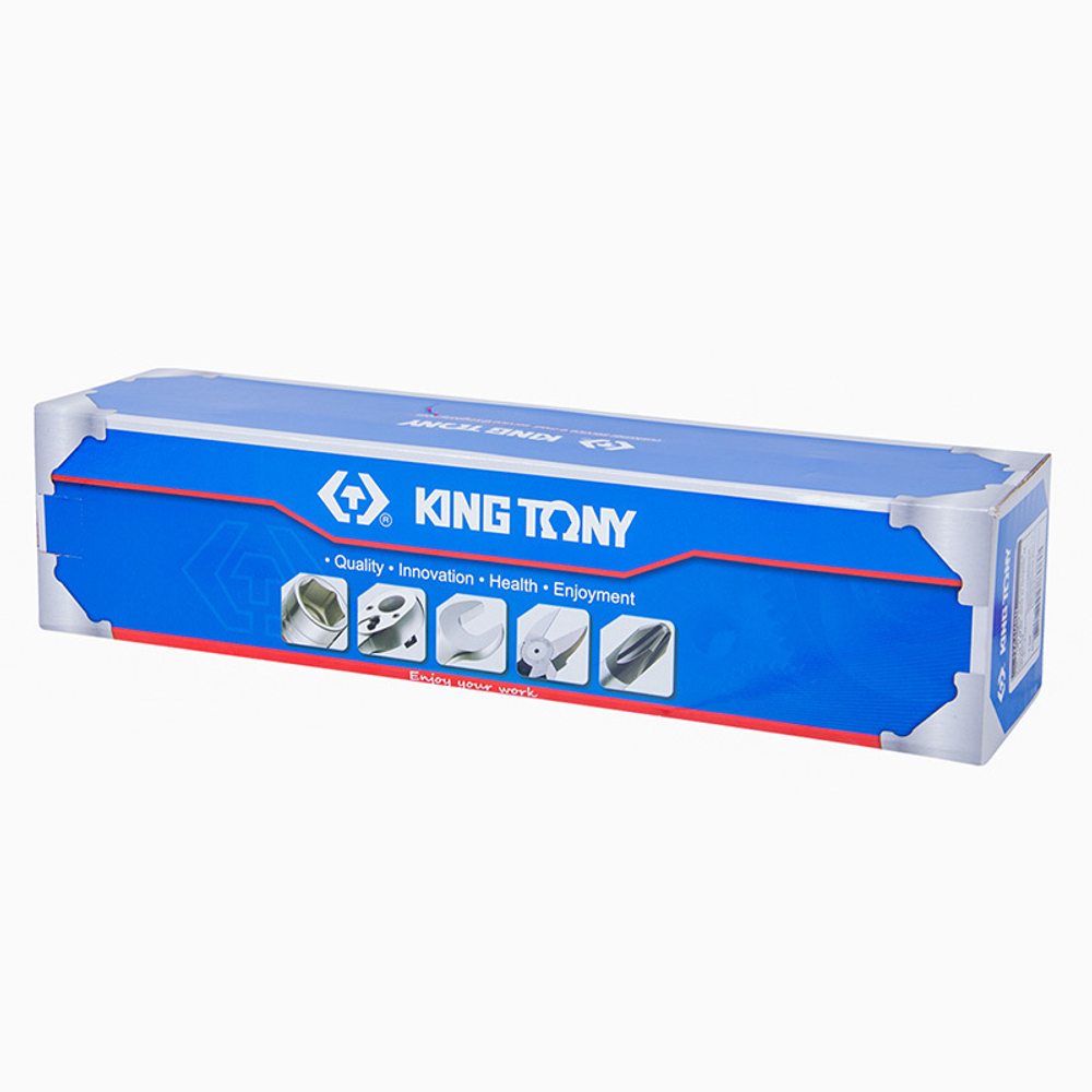 KING TONY (12A4MRN) Набор комбинированных удлиненных ключей, 8-24 мм, чехол из теторона, 14 предметов