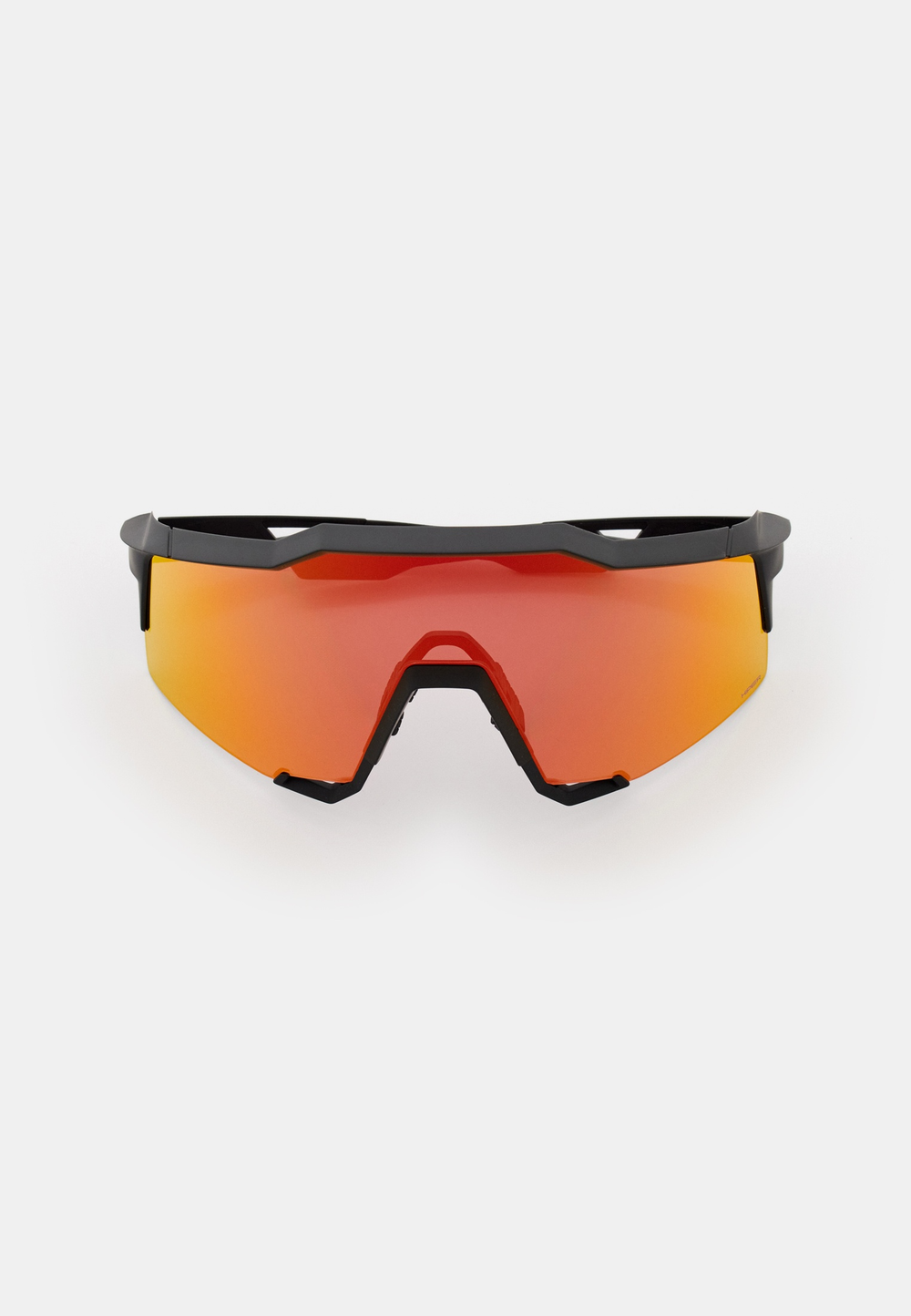 Спортивные очки с диоптриями 100% SPEEDCRAFT Soft Tact Black - HiPER Red Mirror Lens