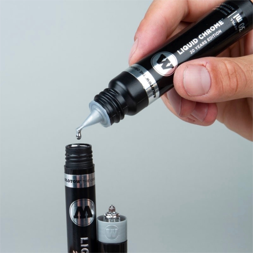 Заправка Molotow LIQUID CHROME - 30мл