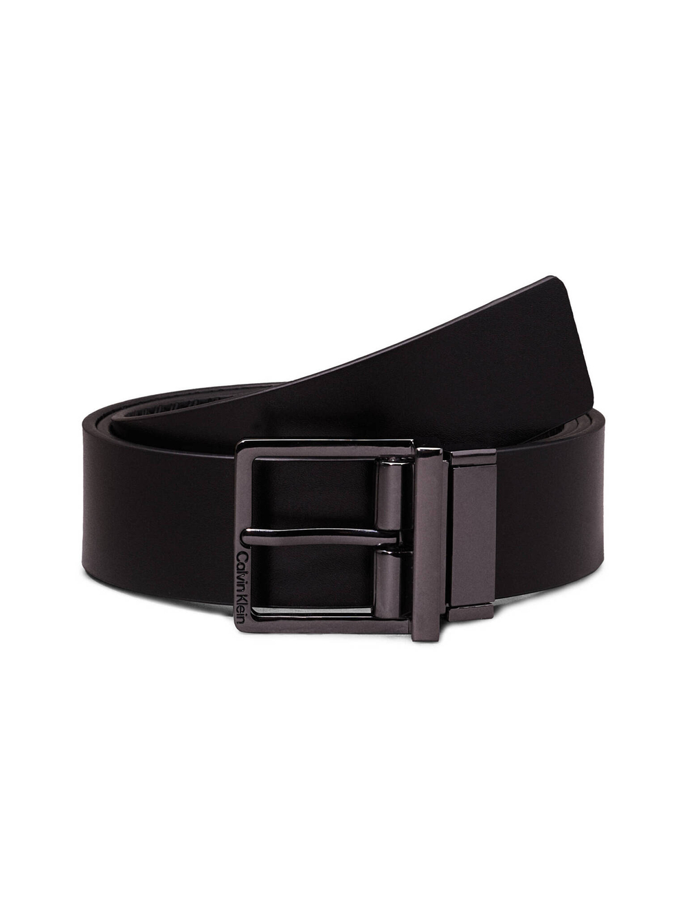 Двухсторонний кожаный ремень Calvin Klein - черный(K50K512337)