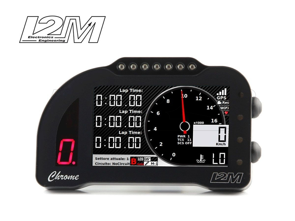 I2M DISPLAY PLUG & PLAY MULTIFUNCTION CHROME PRO2 (Panigale)
